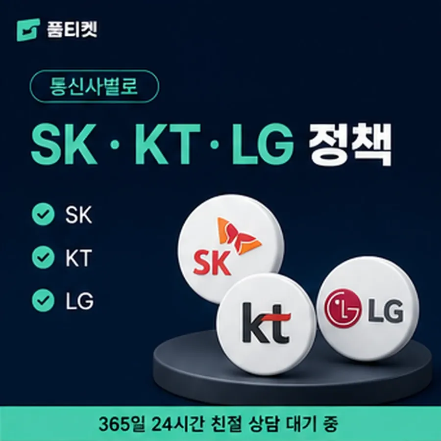 품티켓 스마일캐시 회선의 소액결제 미납 고지와 안내 순서 안내 이미지